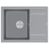 Кухонная мойка Paulmark Flugen 50-650 (650*500) Серый металлик 402/GRM