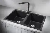 Кухонная мойка Granula GR-8101 (810*500) Черный