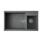 Кухонная мойка Omoikiri Tedori 86-2-LB-PL (4993939) Платина