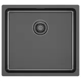 Кухонная мойка Paulmark Vista 48 UNI (480*440) Вороненая сталь GM