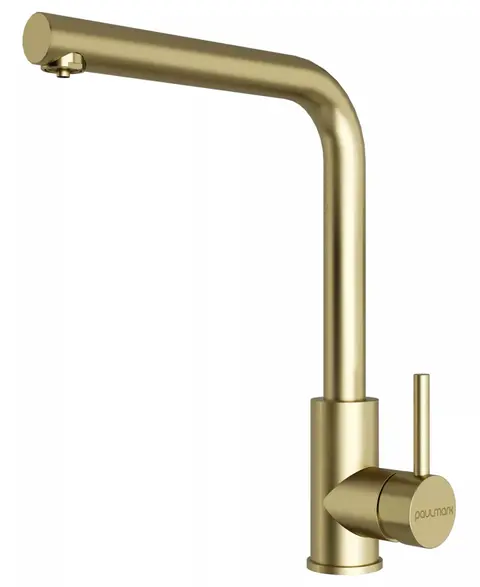 Смеситель Paulmark Twin Светлое золото LG