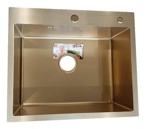 Кухонная мойка AFLORN 96050W (600*500) Золото