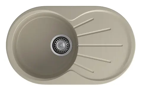 Кухонная мойка Granfest Rondo 750L (746*455) Топаз