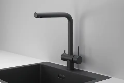 Смеситель Granula KS-7011 Черный Матовый